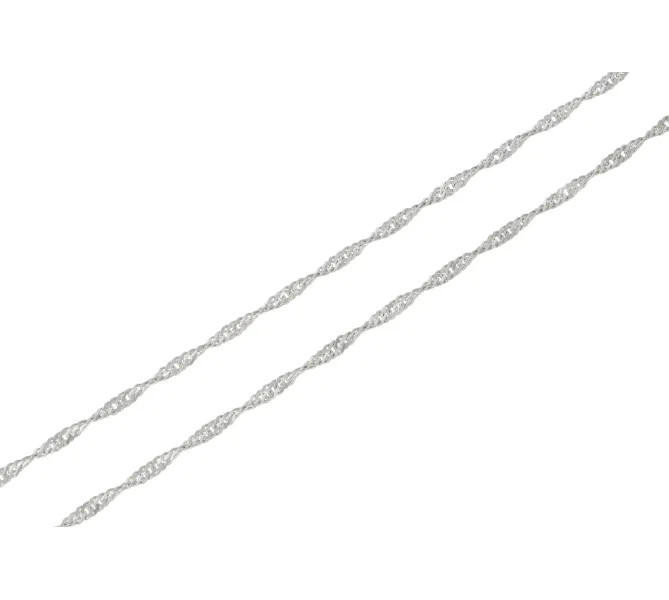 Retiazka z bieleho zlata 473