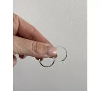 Náušnice z bieleho zlata 2205