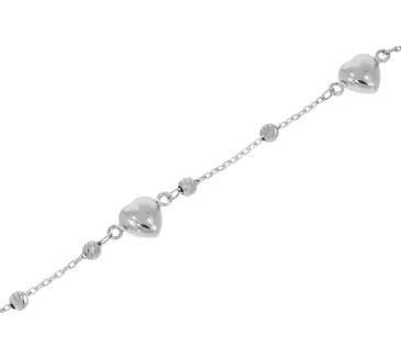 Náramok z bieleho zlata 1232