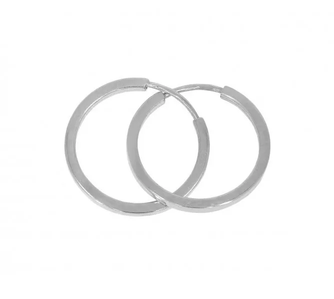 Náušnice z bieleho zlata 2204