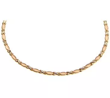 Zlatý náhrdelník a náramok 004