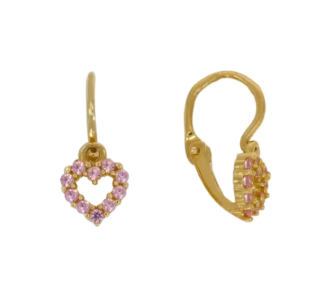 Detské zlaté náušnice 758