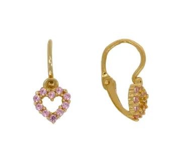 Detské zlaté náušnice 758