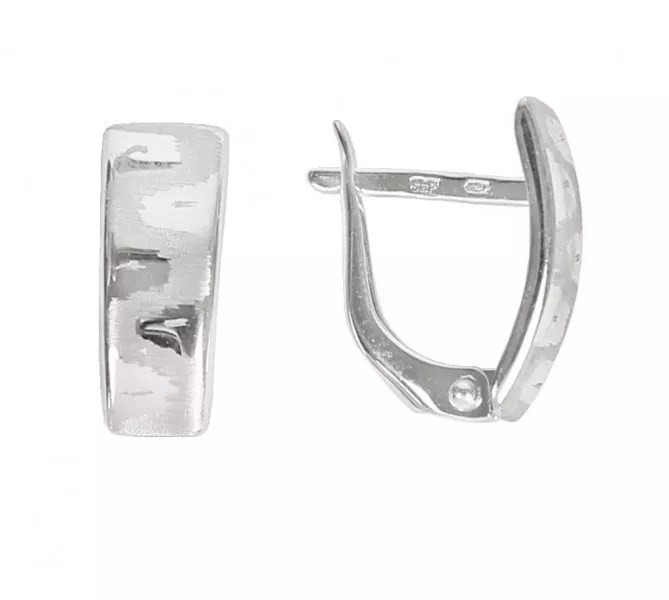 Náušnice z bieleho zlata 1390