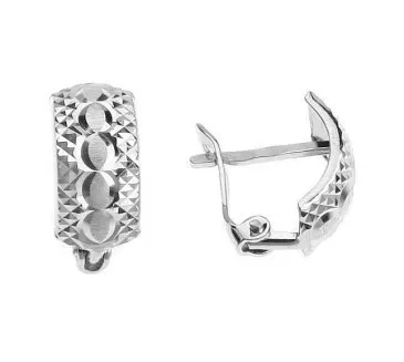 Náušnice z bieleho zlata 2564