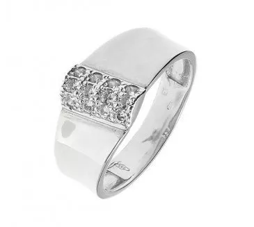 Prsteň z bieleho zlata 1481