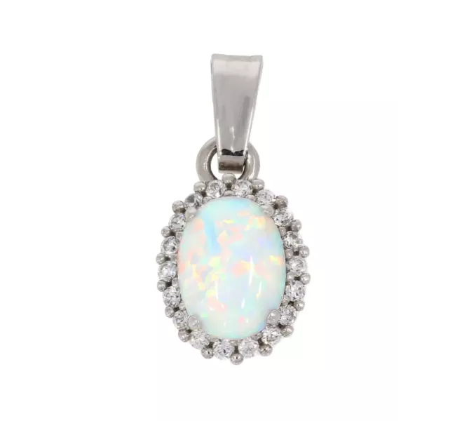 Prívesok z bieleho zlata 1379