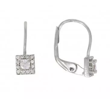 Náušnice z bieleho zlata 1989