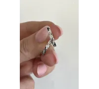 Náušnice z bieleho zlata 4176