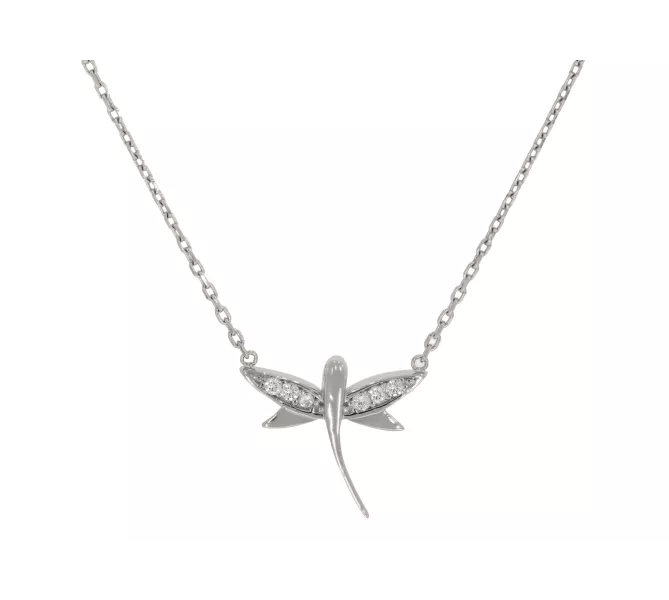 Retiazka z bieleho zlata 1124