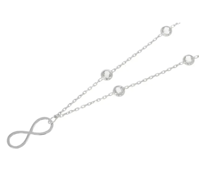 Retiazka z bieleho zlata 1385