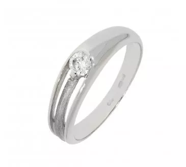 Prsteň z bieleho zlata 1770