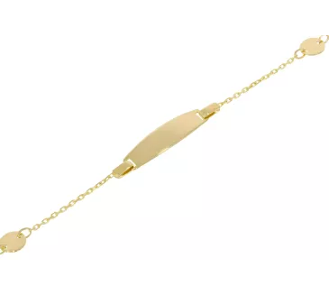 Detský zlatý náramok 1242