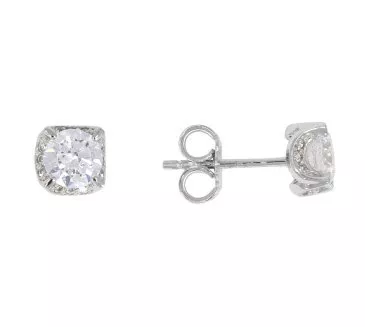 Náušnice z bieleho zlata 2198