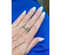 Prsteň z bieleho zlata 1931