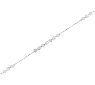 Náramok z bieleho zlata 1246