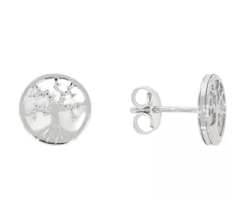 Náušnice z bieleho zlata 3447