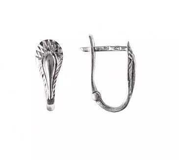 Náušnice z bieleho zlata 791
