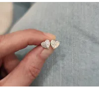 Náušnice z bieleho zlata 4180