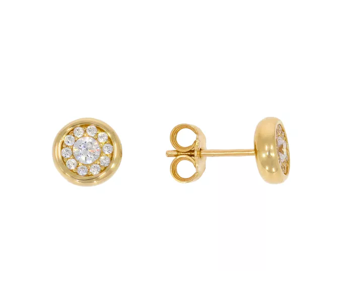 Zlaté náušnice 3019