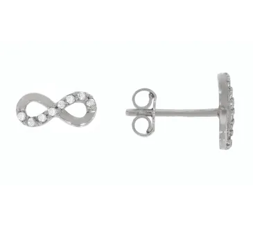 Náušnice z bieleho zlata 4187