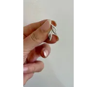 Náušnice z bieleho zlata 1717