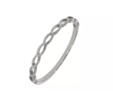 Prsteň z bieleho zlata 2468