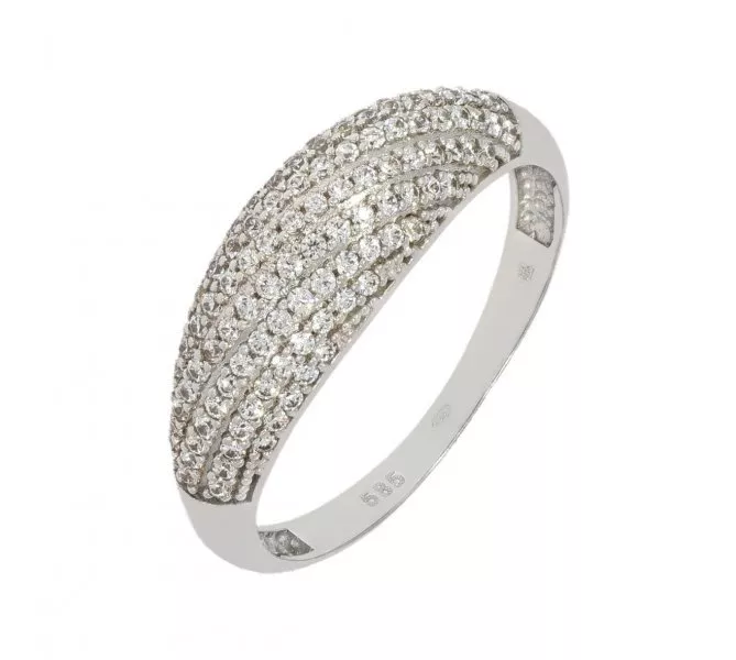 Prsteň z bieleho zlata 1778