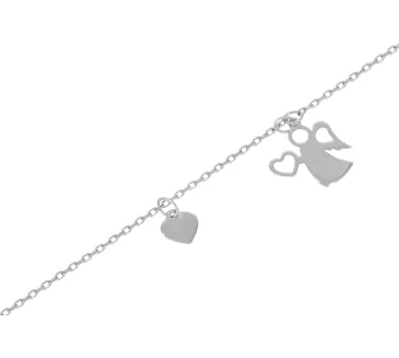 Náramok z bieleho zlata 1102