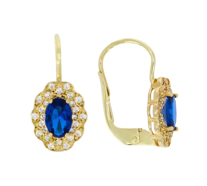 Zlaté náušnice 4084