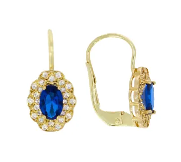 Zlaté náušnice 4084