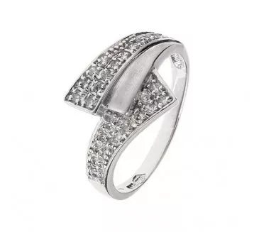 Prsteň z bieleho zlata 229