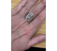 Prsteň z bieleho zlata 134