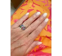 Prsteň z bieleho zlata 1494