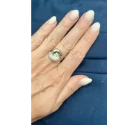 Prsteň z bieleho zlata 1334