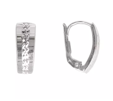 Náušnice z bieleho zlata 1386