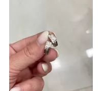 Náušnice z bieleho zlata 1386