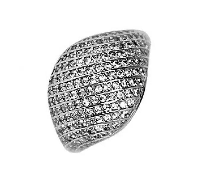 Prsteň z bieleho zlata 888