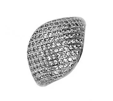 Prsteň z bieleho zlata 888