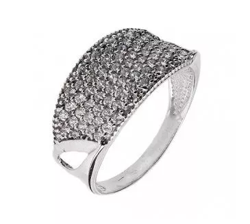Prsteň z bieleho zlata 212