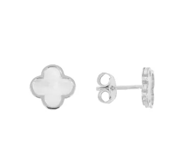 Náušnice z bieleho zlata 3805