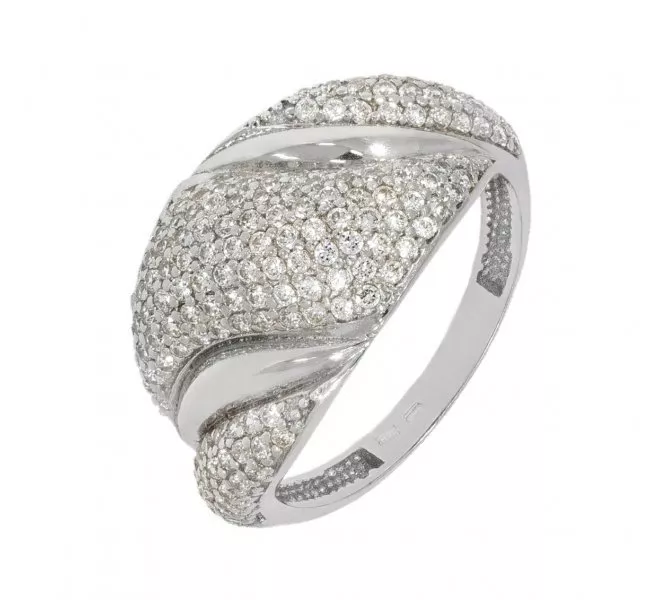 Prsteň z bieleho zlata 1779