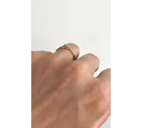 Diamantový zlatý prsteň 111