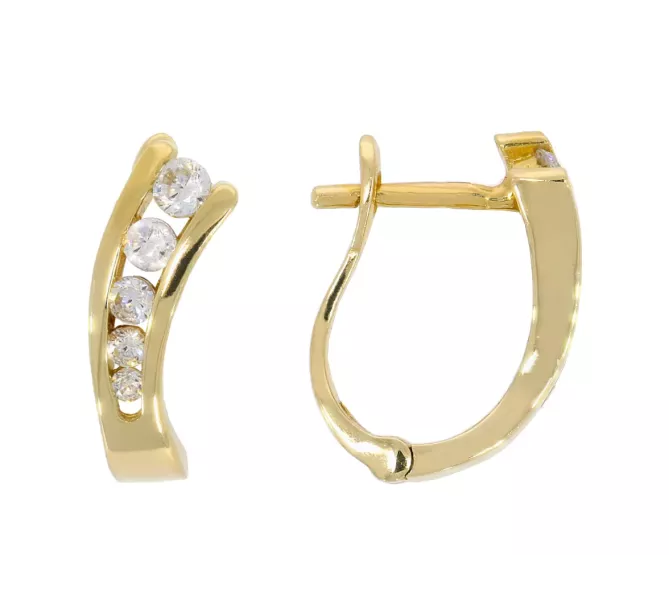 Zlaté náušnice 3725