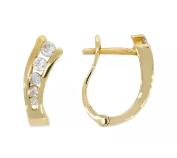 Zlaté náušnice 3725