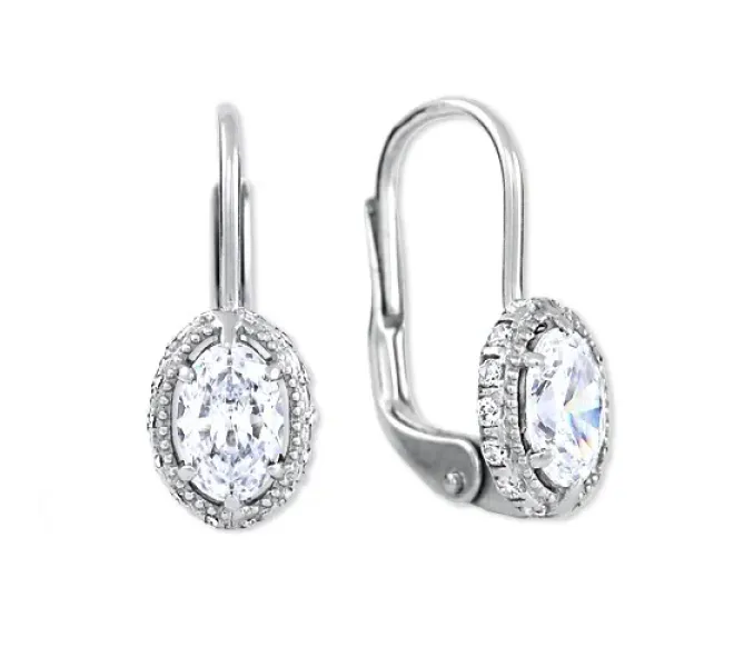 Náušnice z bieleho zlata 4080