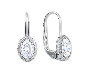 Náušnice z bieleho zlata 4080