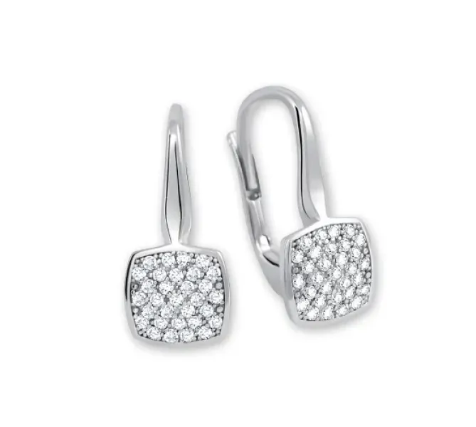 Náušnice z bieleho zlata 4082