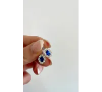 Náušnice z bieleho zlata 4098