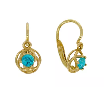 Detské zlaté náušnice 3126